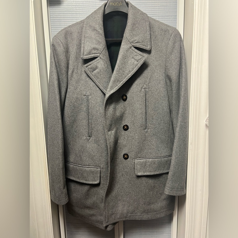 Lauren Ralph Lauren 44R, Wool-blend pea coat. Excellent condition.